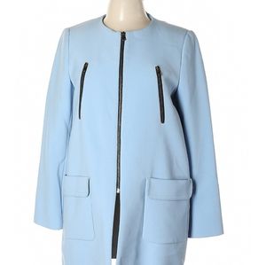Zara Women Baby Blue Coat